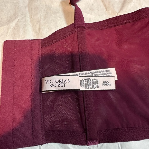 Victoria's Secret Burgundy Lace Bustier - Picture 11 of 12